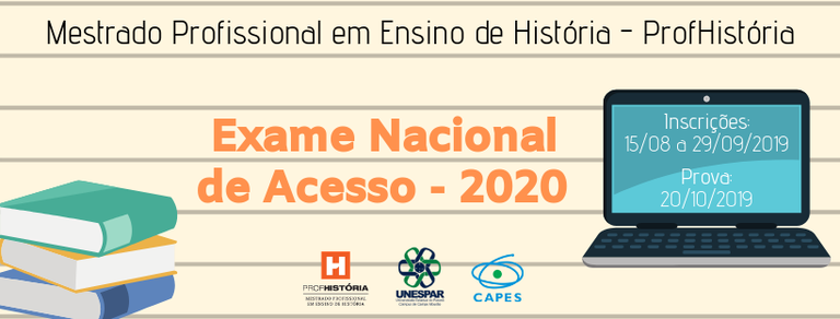 Banner - Exame Nacional de Acesso 2020 ProfHistória.png