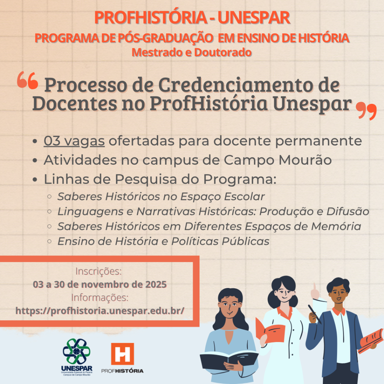 Edital de credenciamento docente ProfHistória - 2025.png